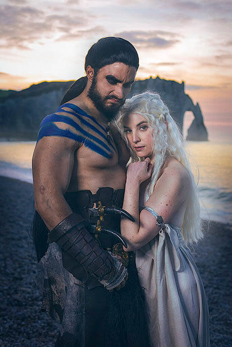 photo cosplay couple game of throne