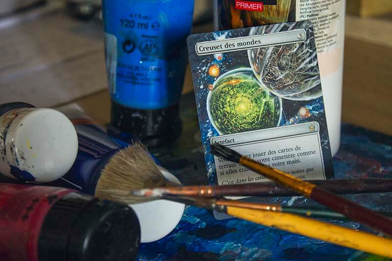 carte magic peinture altération - creuset des mondes