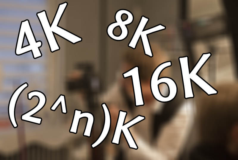 vidéo 4k 8k et 16k sur mobile