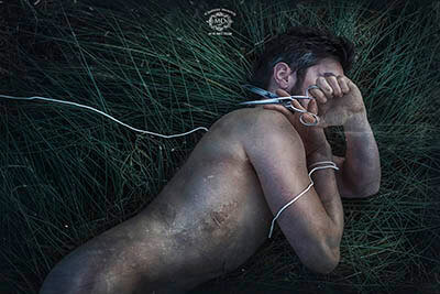 photo de coeur et ame d'un homme dans la nature avec emotion