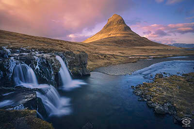 magnifique photo d'un paysage en islande