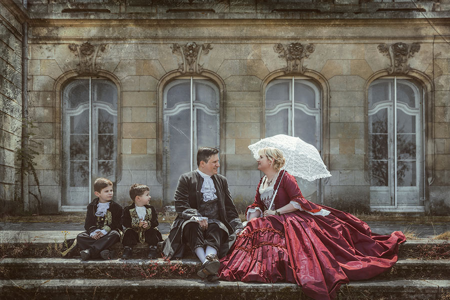 photo de famille originale à Metz